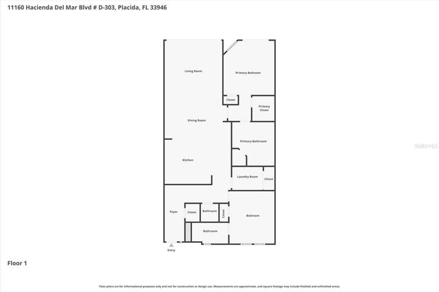 11160 HACIENDA DEL MAR BOULEVARD D-303, Placida, FL 33946