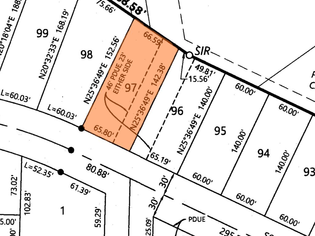 Lot 97 Castlewood Street, Gordonville, TX 76245