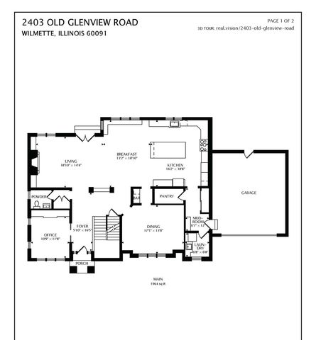 2403 Old Glenview Road, Wilmette, IL 60091