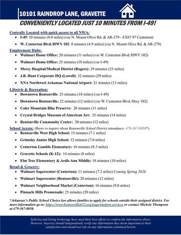 10101 Raindrop Lane, Gravette, AR 72736