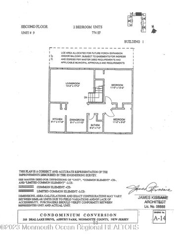 300 Deal Lake Drive 9, Asbury Park, NJ 07712