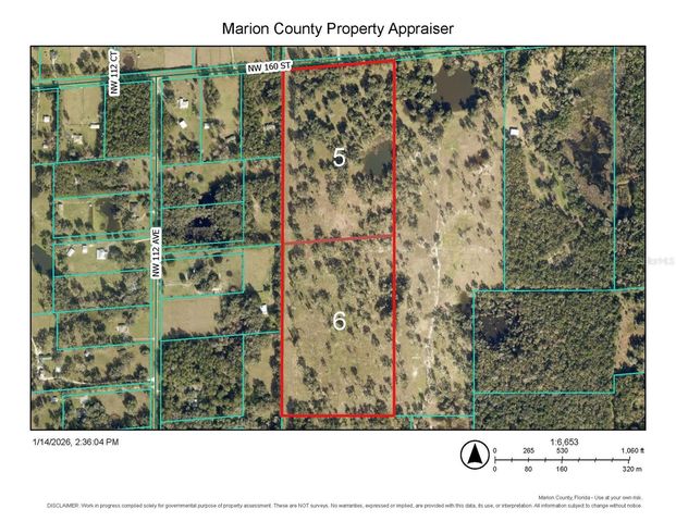 TBD NW 160TH STREET, Reddick, FL 32686