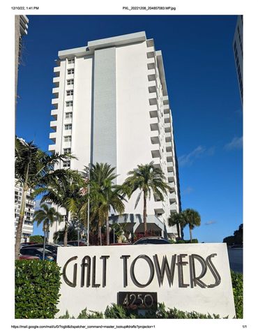 4250 Galt Ocean Drive 2E, Fort Lauderdale, FL 33308