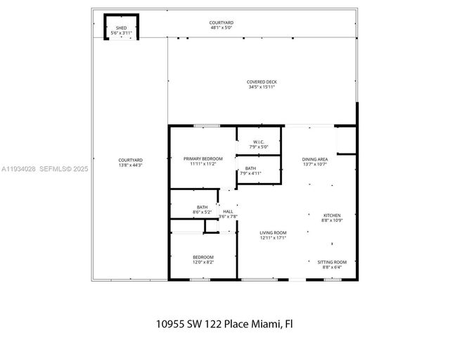10955 SW 122nd Pl ., Miami, FL 33186