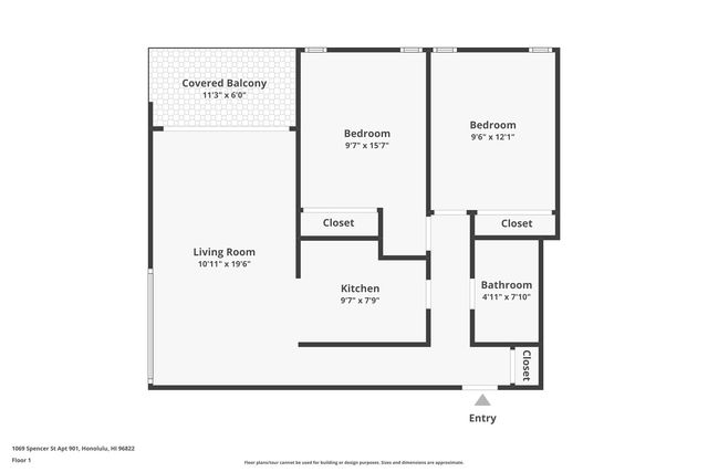 1069 Spencer Street 901, Honolulu, HI 96822