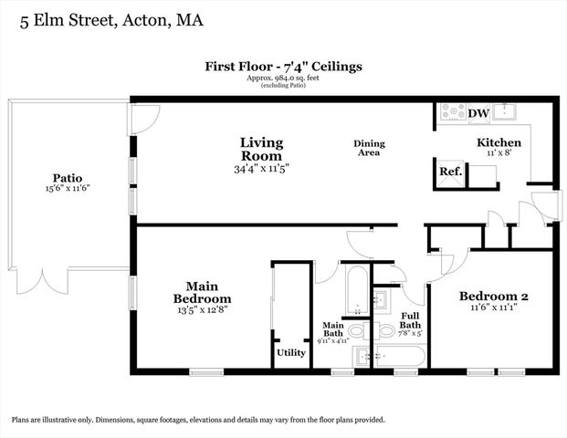 5 Elm Street 1, Acton, MA 01720