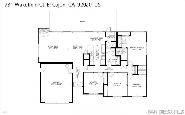731 Wakefield Ct, El Cajon, CA 92020