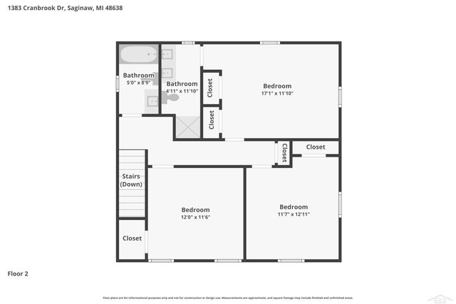 1383 Cranbrook Drive, Saginaw, MI 48638