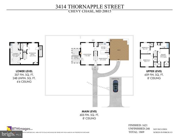 3414 THORNAPPLE ST, Chevy Chase, MD 20815