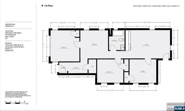 445 15th Street, Newark, NJ 07103