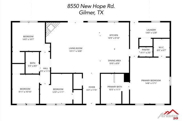 8550 New Hope Rd, Gilmer, TX 75645