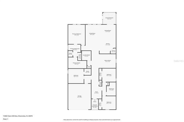 11832 CLARE HILL AVENUE, Riverview, FL 33579
