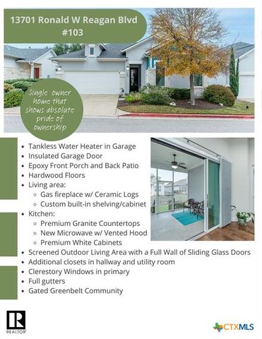 13701 Ronald W Reagan Boulevard 103, Cedar Park, TX 78613