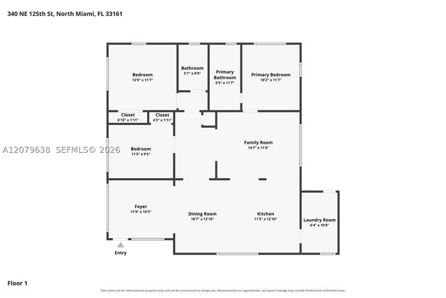 340 NE 125th St, North Miami, FL 33161
