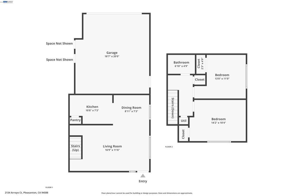 Image 9 of property listing at 2134 2134 Arroyo Ct 3, Pleasanton, CA 94588