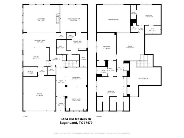 3134 Old Masters Drive, Sugar Land, TX 77479