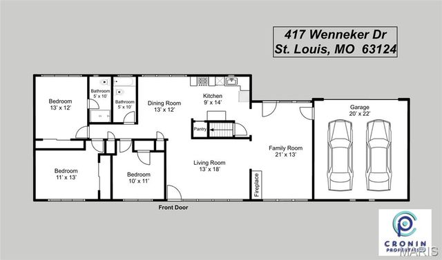 417 Wenneker Drive, Ladue, MO 63124