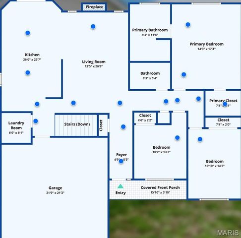 2212 Hunters Point Drive, Granite City, IL 62040