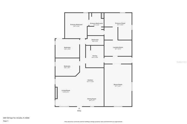 2481 NE FAYE TERRACE, Arcadia, FL 34266