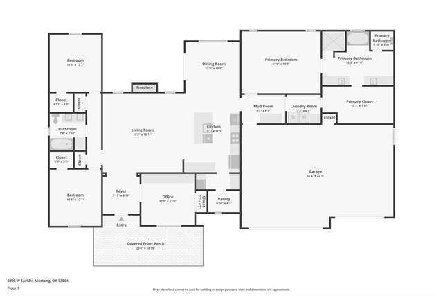 2208 W Earl Drive, Mustang, OK 73064