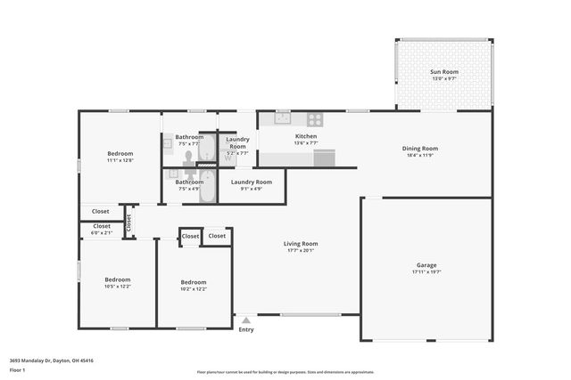 3693 Mandalay Drive, Trotwood, OH 45416