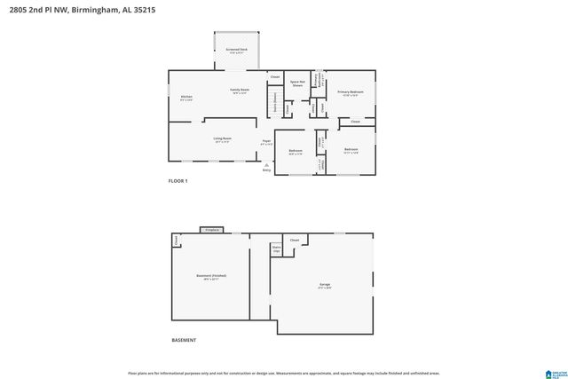 2805 2ND PLACE NW, Center Point, AL 35215