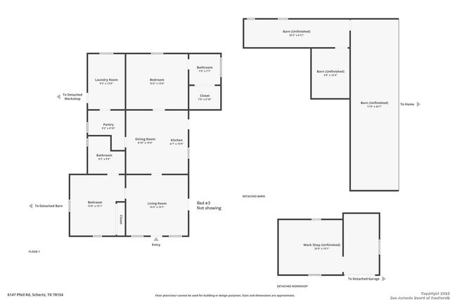 6147 Pfeil Rd, Lot 1, Schertz, TX 78154