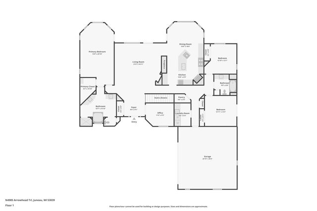 N4985 Arrowhead TRAIL, Juneau, WI 53039