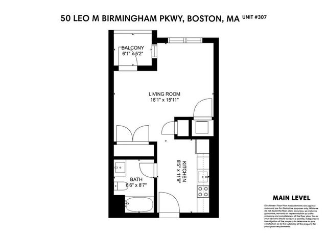 50 Leo Birmingham Parkway 307, Boston, MA 02135