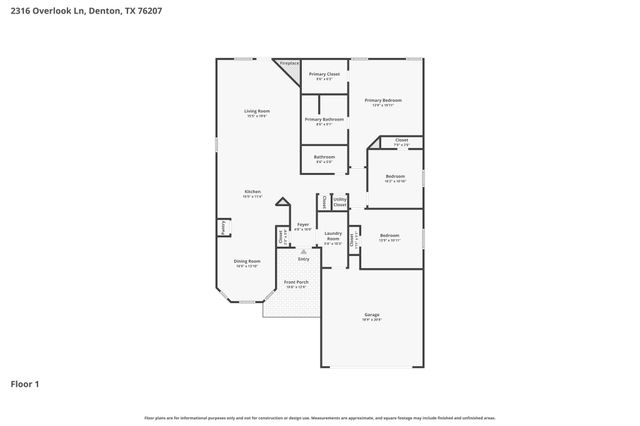 2316 Overlook Lane, Denton, TX 76207