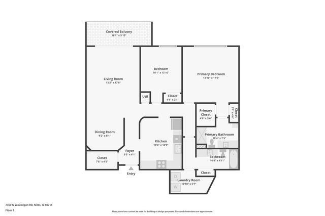 7450 N Waukegan Road 505, Niles, IL 60714