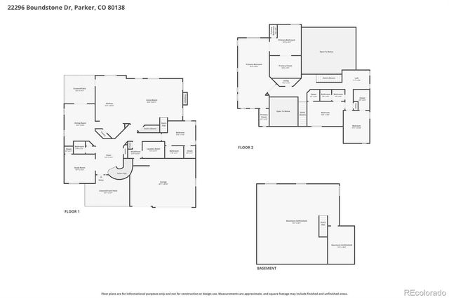 22296 Boundstone Drive, Parker, CO 80138