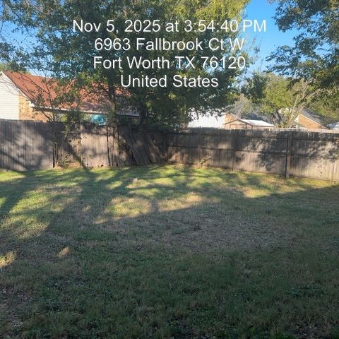 6963 Fallbrook, Fort Worth, TX 76120