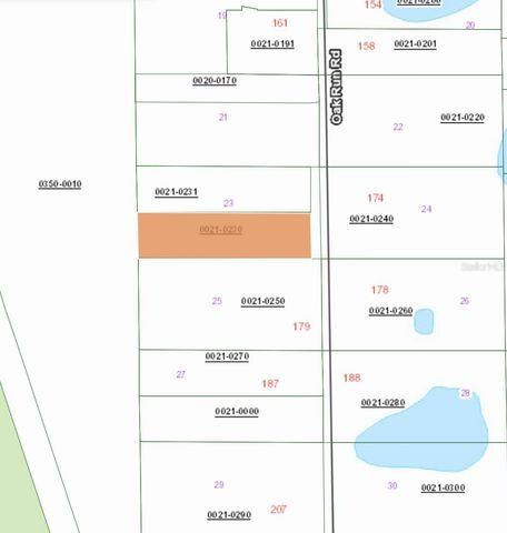 175 OAK RUN ROAD, Crescent City, FL 32112