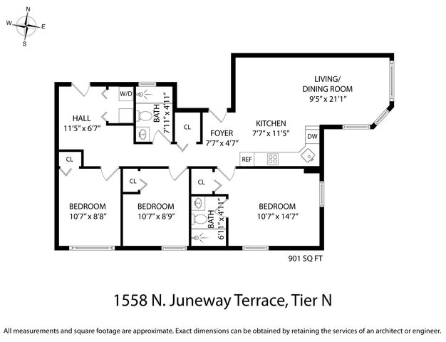 1558 W Juneway Terrace 3N, Chicago, IL 60626
