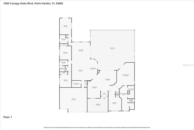 1560 CANOPY OAKS BOULEVARD, Palm Harbor, FL 34683