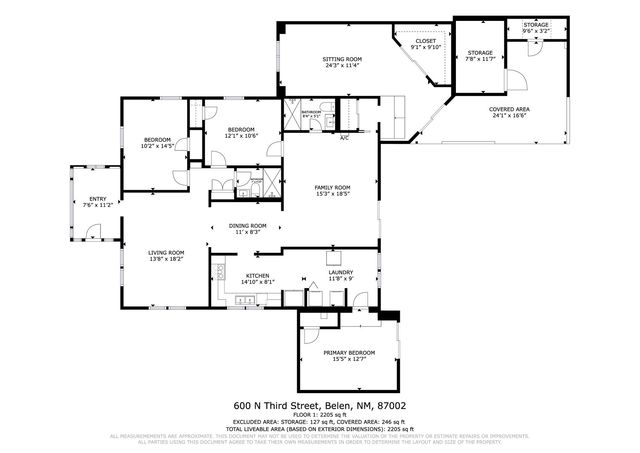 600 N Third Street, Belen, NM 87002