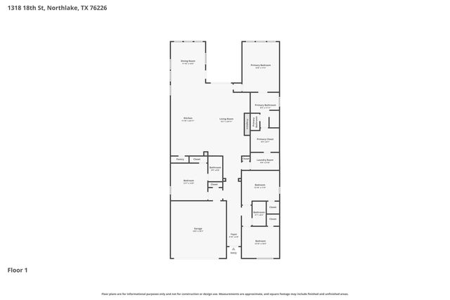 1318 18th Street, Northlake, TX 76226