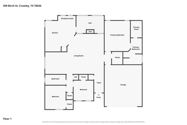 509 Birch Street, Crowley, TX 76036