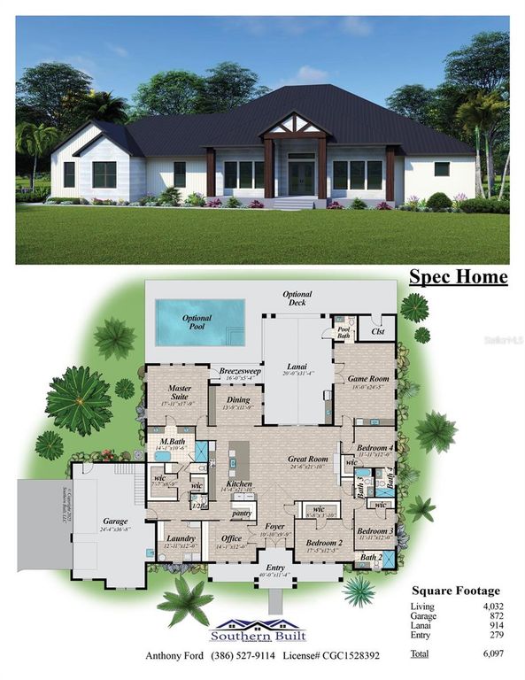1092 TALLACOE TRAIL, New Smyrna Beach, FL 32168