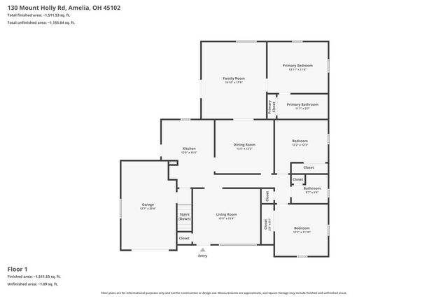 130 Mt Holly Road, Batavia Twp, OH 45102