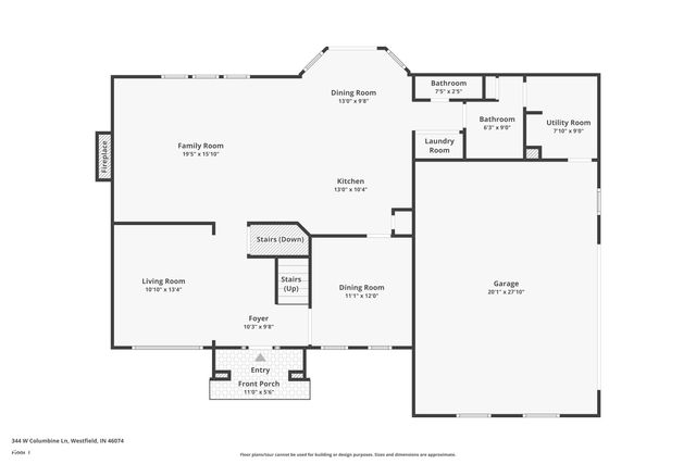 344 W Columbine Lane, Westfield, IN 46074