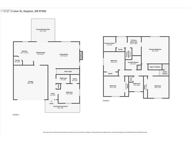 1323 CHUKAR St, Stayton, OR 97383