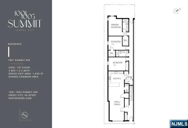 1001 Summit Avenue 1, Jersey City, NJ 07307