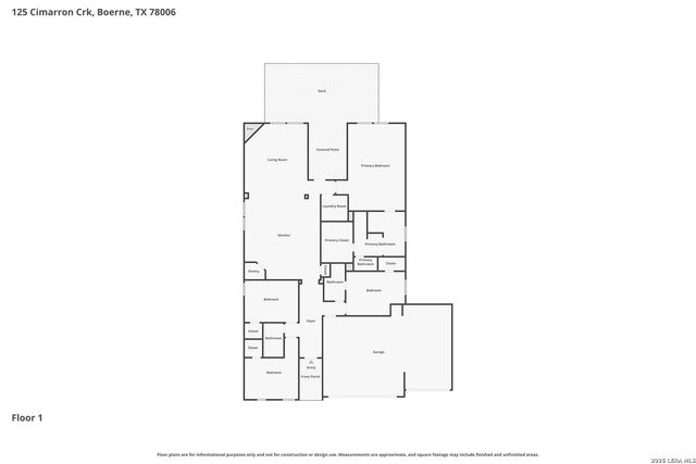 125 CIMARRON CRK, Boerne, TX 78006