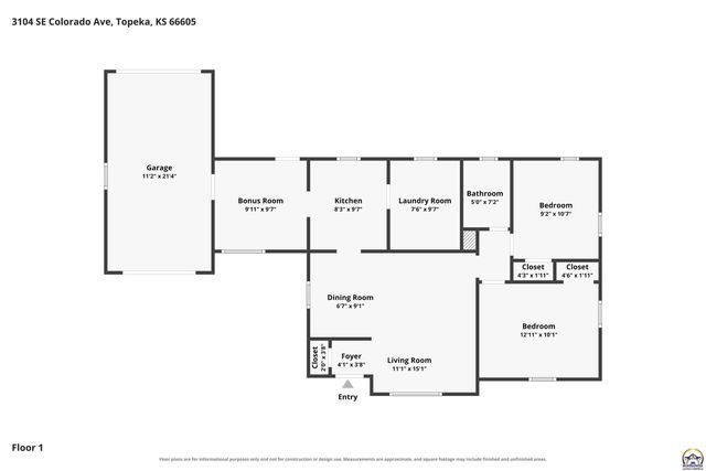 3104 SE Colorado AVE, Topeka, KS 66605