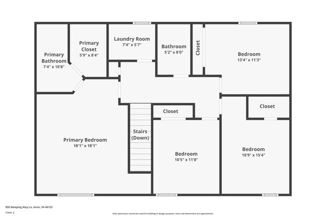 950 Weeping Way Lane, Avon, IN 46123