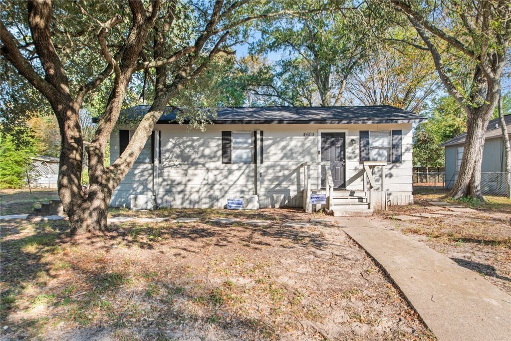 4603 Castle Avenue, Bryan, TX 77808 — exterior