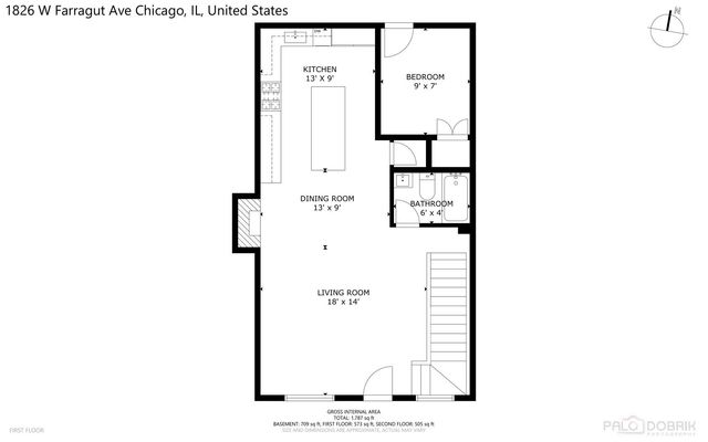 1826 W Farragut Avenue, Chicago, IL 60640