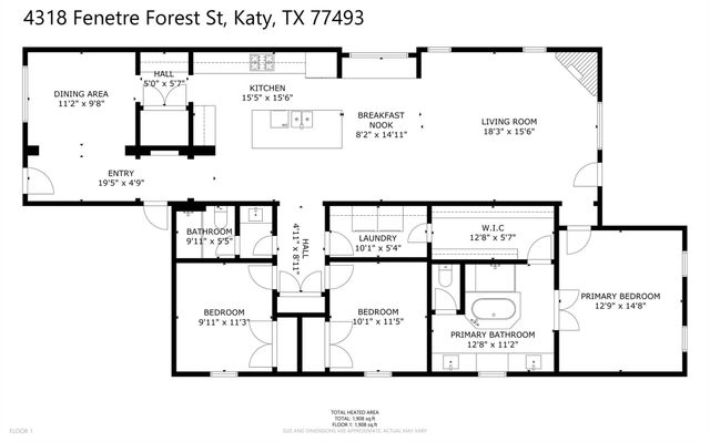 4318 Fenetre Forest Street, Katy, TX 77493